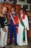 Al Salone: il Generale Piero Mania e la Mugnaia Noro Angela appongono la coccarda all'Ufficiale Soncin Rossano.