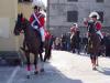 I Primi Ufficiali delle Cascine aprono il corteo in pieno territorio del Borgo