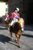 Marco fiero sul suo cavallo sfila per l'Olmetto