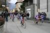 I ciclisti delle Cascine impegnati nello sprint finale, il mezzo giro!