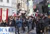 Preceduto dalla Banda Musicale di Netro fa il suo ingresso in piazza all'Olmetto il Generale Rene' con il suo Stato Maggiore
