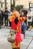 Linda in veste di Pippi Calzelunghe sfila in piazza all'Olmetto