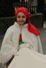 La Damigella Daniela durante la sfilata del martedi' mattina