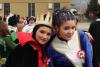 Durante la sfilata del martedi', Selena (la Regina di Biancaneve) e Martina (la Fata Turchina)