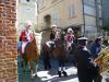 Il Generale Nicco Ren con isuoi aiutanti di campo Bertone Massimo e Campiglie Maurizio davanti al Municipio.