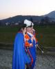 Dopo la visita a Campagnola la Vivandiera Patrizia Tonino accompagnata dall'Ufficiale Marco Ardisssone giungono ai Balmetti di sotto. 