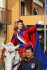 La Vivandiera Martina in sella durante la sfilata di domenica