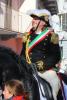 Il Generale Damiano sfila a cavallo all'Olmetto