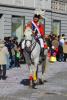 Il Primo Ufficiale Maurizio sfila a cavallo all'Olmetto