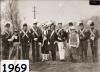 Foto di gruppo del Carnevale edizione 1969