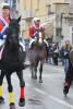 Aprono la sfilata a cavallo i Primi Ufficiali Andrea e Matteo