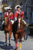 I Primi Ufficiali Stefano e Matteo aprono la sfilata a cavallo
