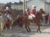 Rodeo al Carnevale 2005... il cavallo e' nervosetto, quest'anno la sfilata sara' un po' piu' impegnativa del solito